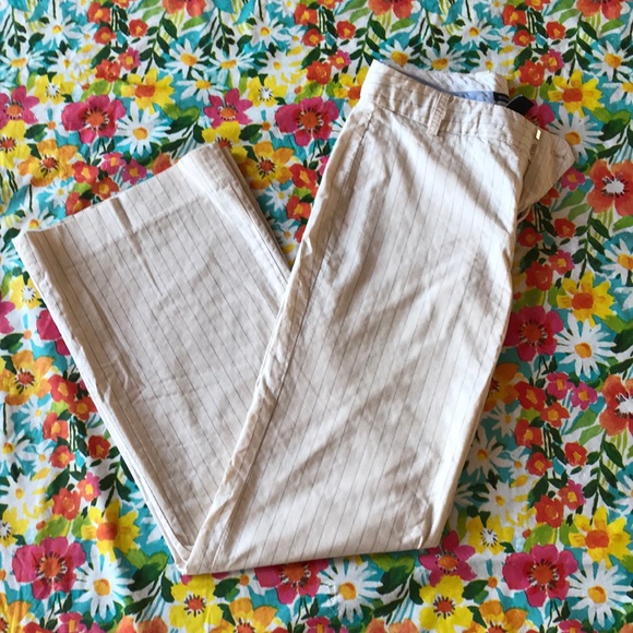 GAP Pants - Gap striped pants white and blue